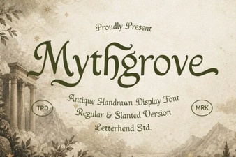 Mythgrove Font Design and Creative Uses