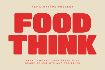 Food Think Font Design Trends and Creative Uses