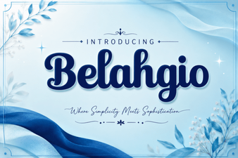 Belahgio Font Design Trends and Creative Uses
