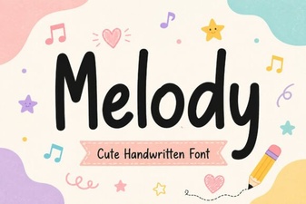 Melody Font Design and Creative Projects