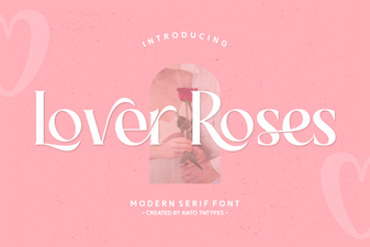 Lover Roses Font Design and Usage Ideas