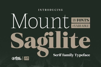 Mount Sagilite Font Design and Creative Projects