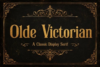 Olde Victorian Font for Stylish Design Projects